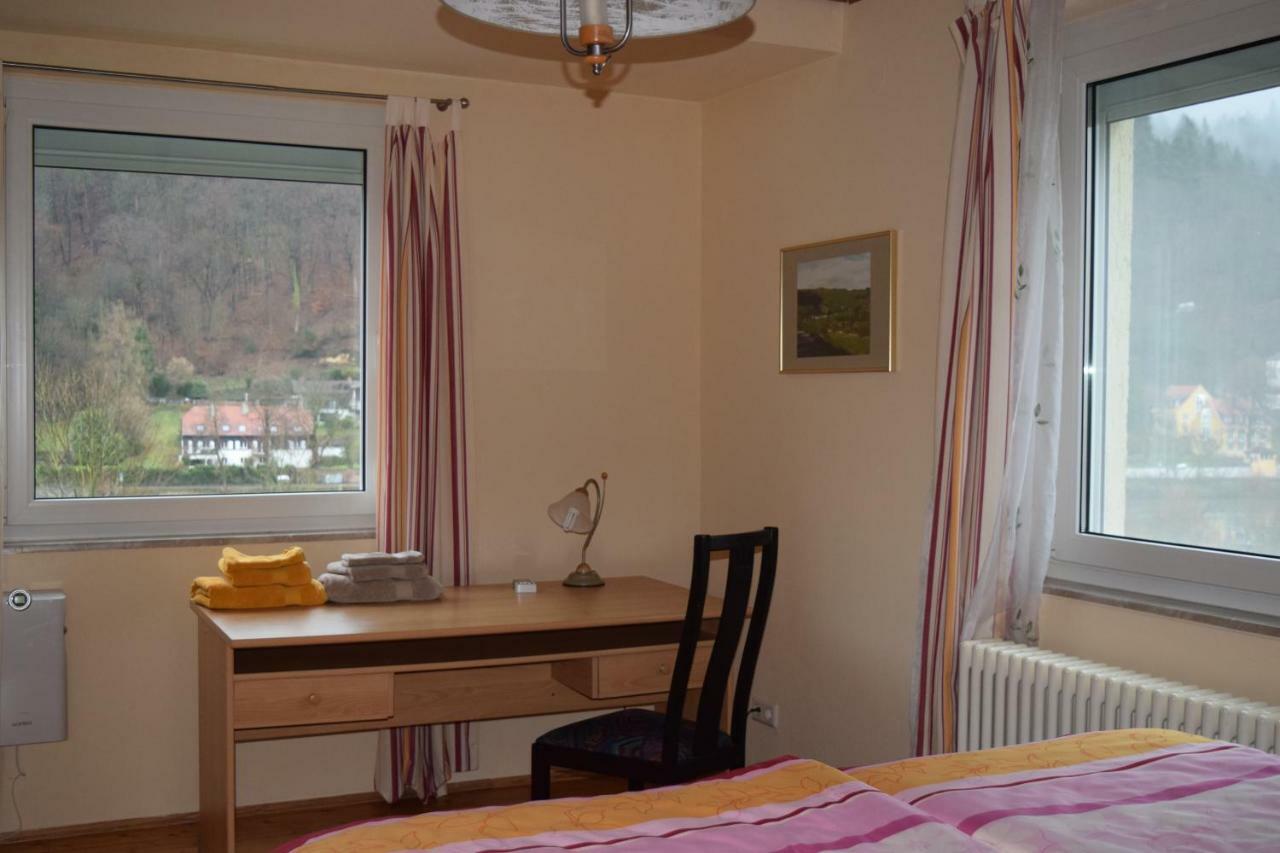 Nichtraucherferienwohnung-Neckarblick Ze-2022-74-Wz-118A Heidelberg Bagian luar foto